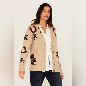 Idyllwind by Miranda Lambert Malta Western Button Down Cardigan Sweater XS